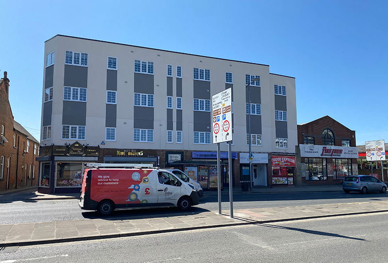 architectural design and planning permission for flat development at High Street, Strood, Kent